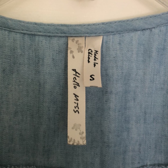 Chambray wrap dress - Picture 4 of 8